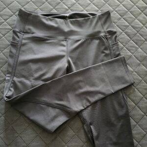 Body Glove Black High-Waist Athletic Leggings with Gold Logo